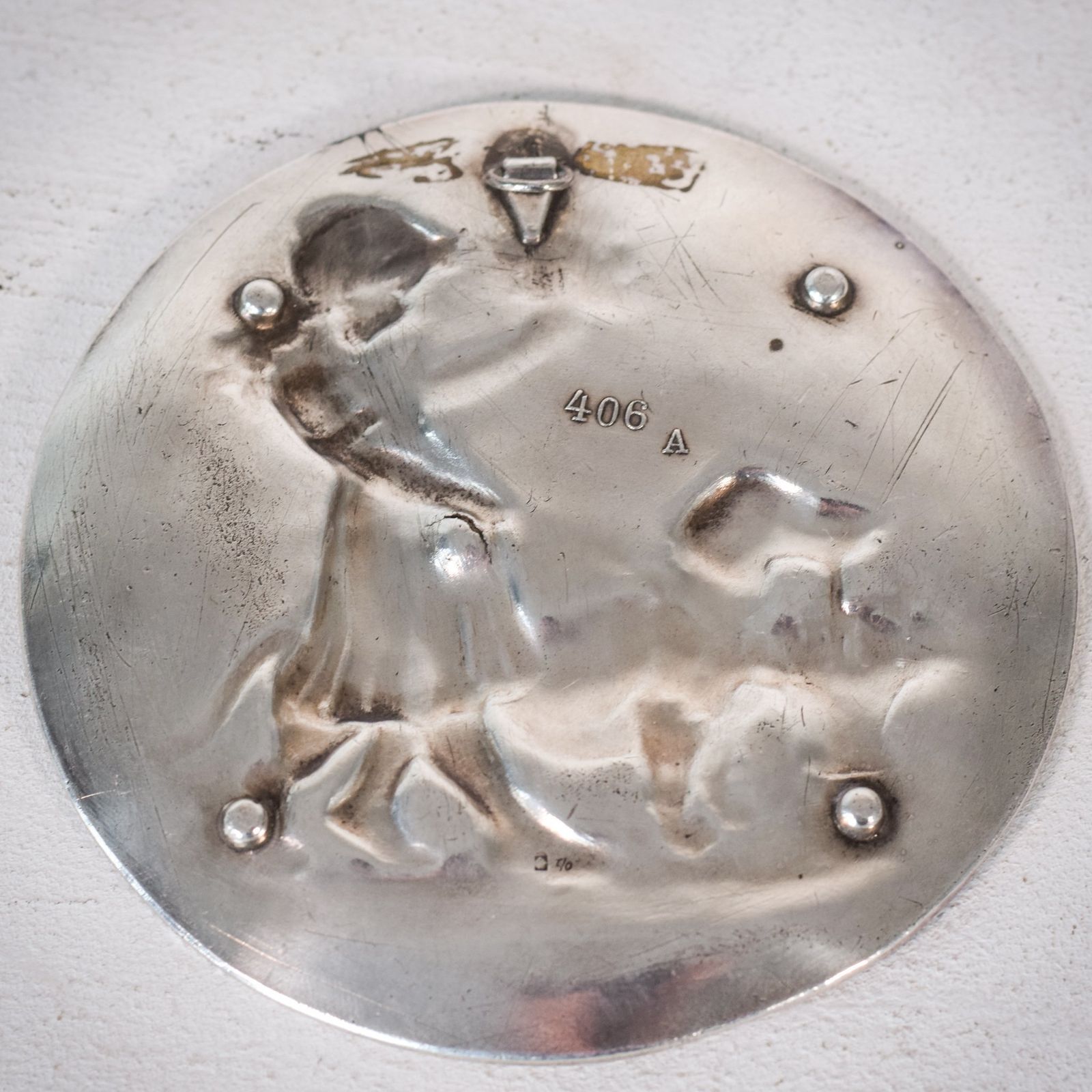 photo for sale Drie Art Nouveau Tinnen Schalen