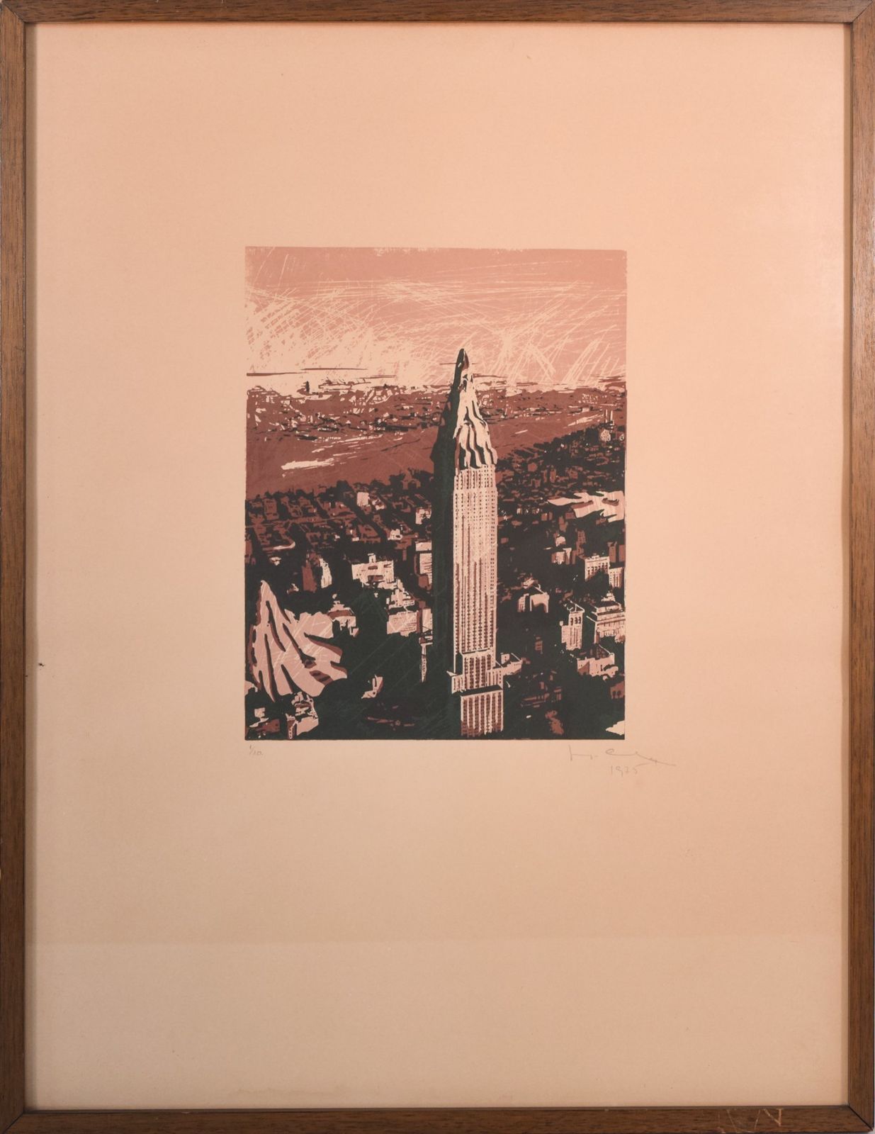 Framed Silk Screen New York photo furniture