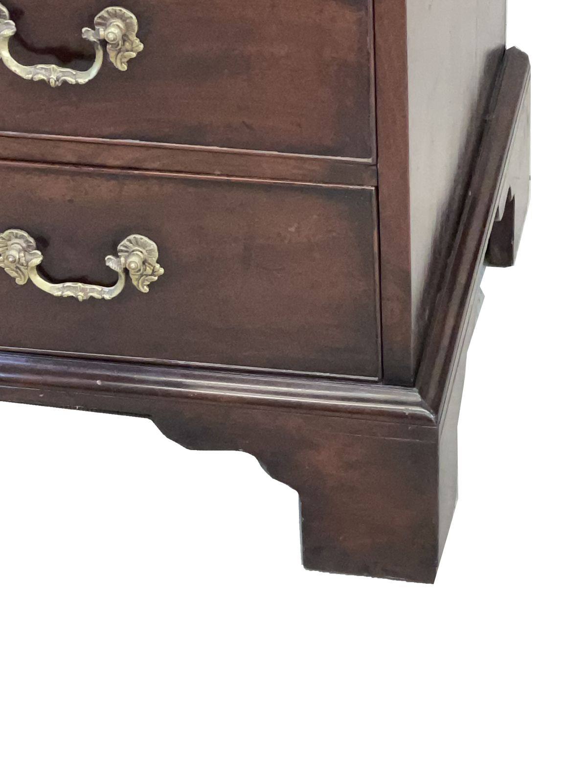 Georgian 18th Century Mahogany Chest Of Drawers (England, Circa 1760) photo vintage