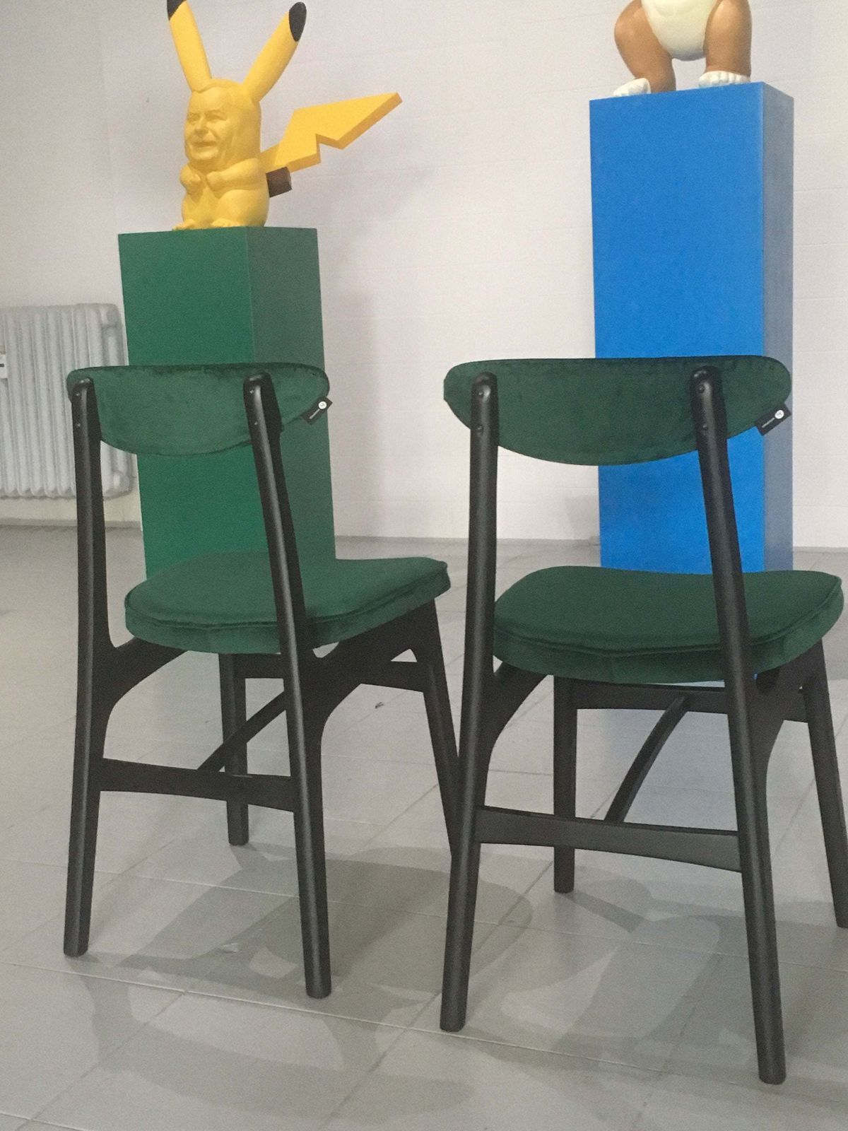 Set Of Four Polish Dining Chairs Type 200 190 From Mid Century, Designed In 1963 By R.T. Hałas Personalization! photo 756.0