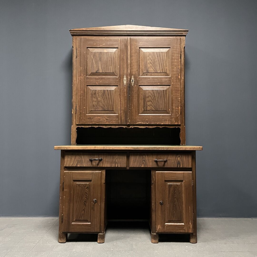 Geschilderd Grenenhouten Bureau Met Wandkast photo buy