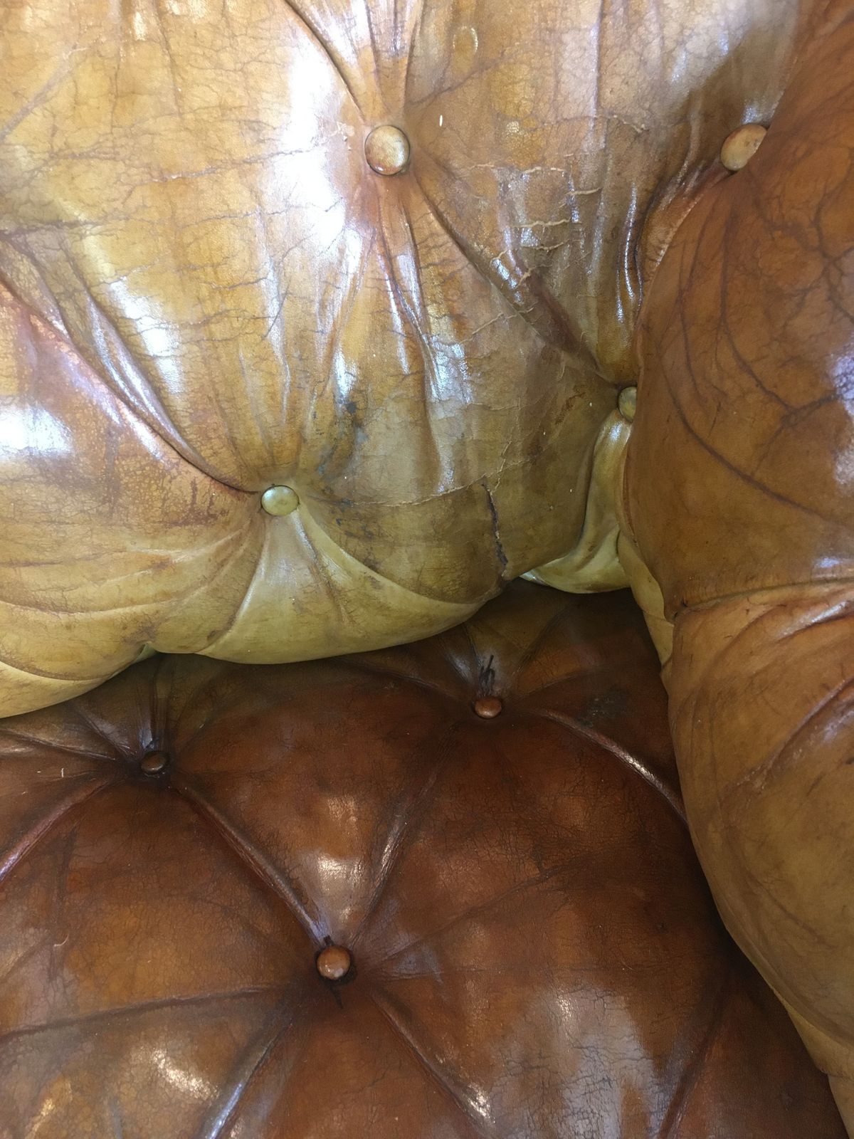 Victorian Leather  Chesterfield Sofa photo 3995.0
