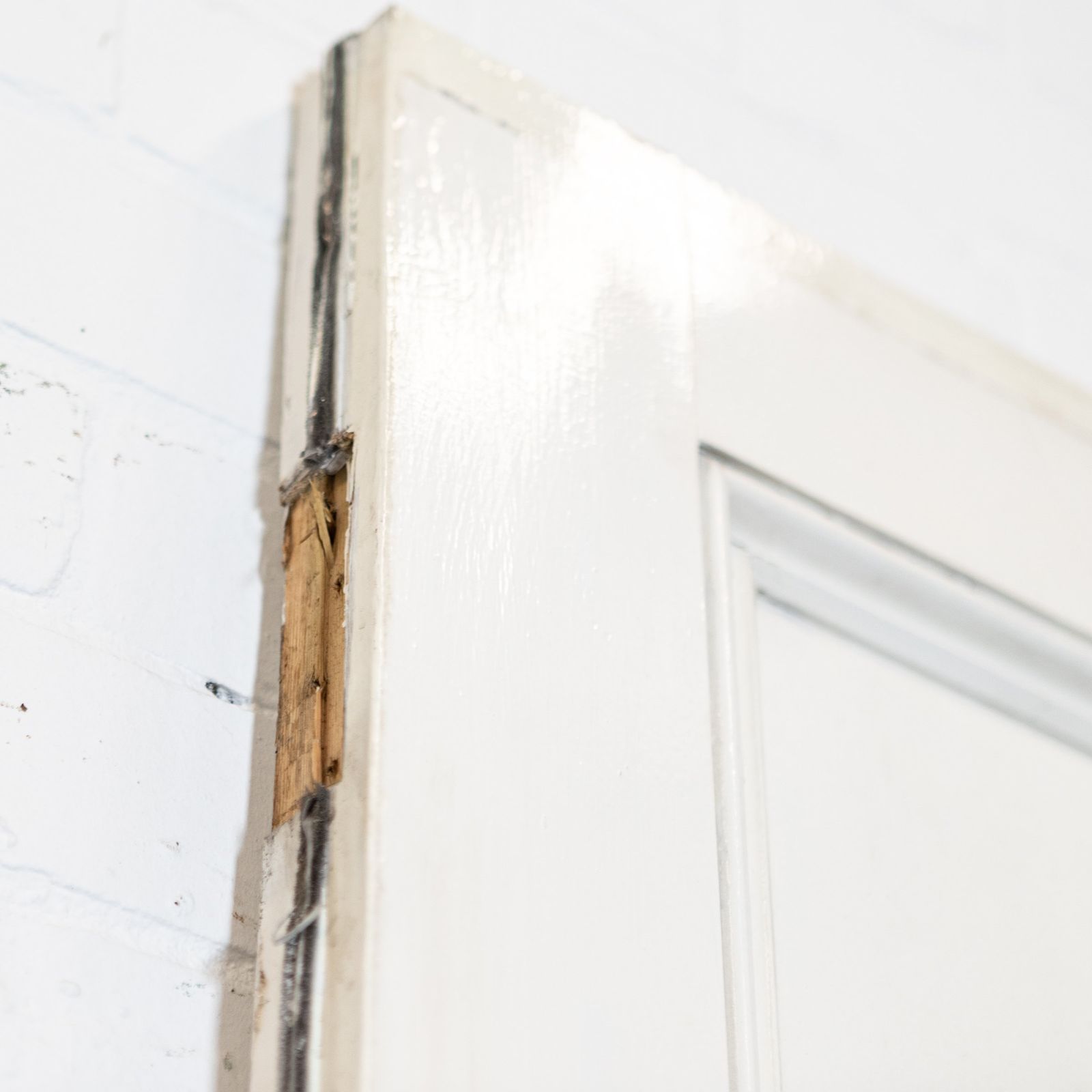 Large Georgian Style Solid Pine Panelled Door   225cm X 103.5cm photo for sale