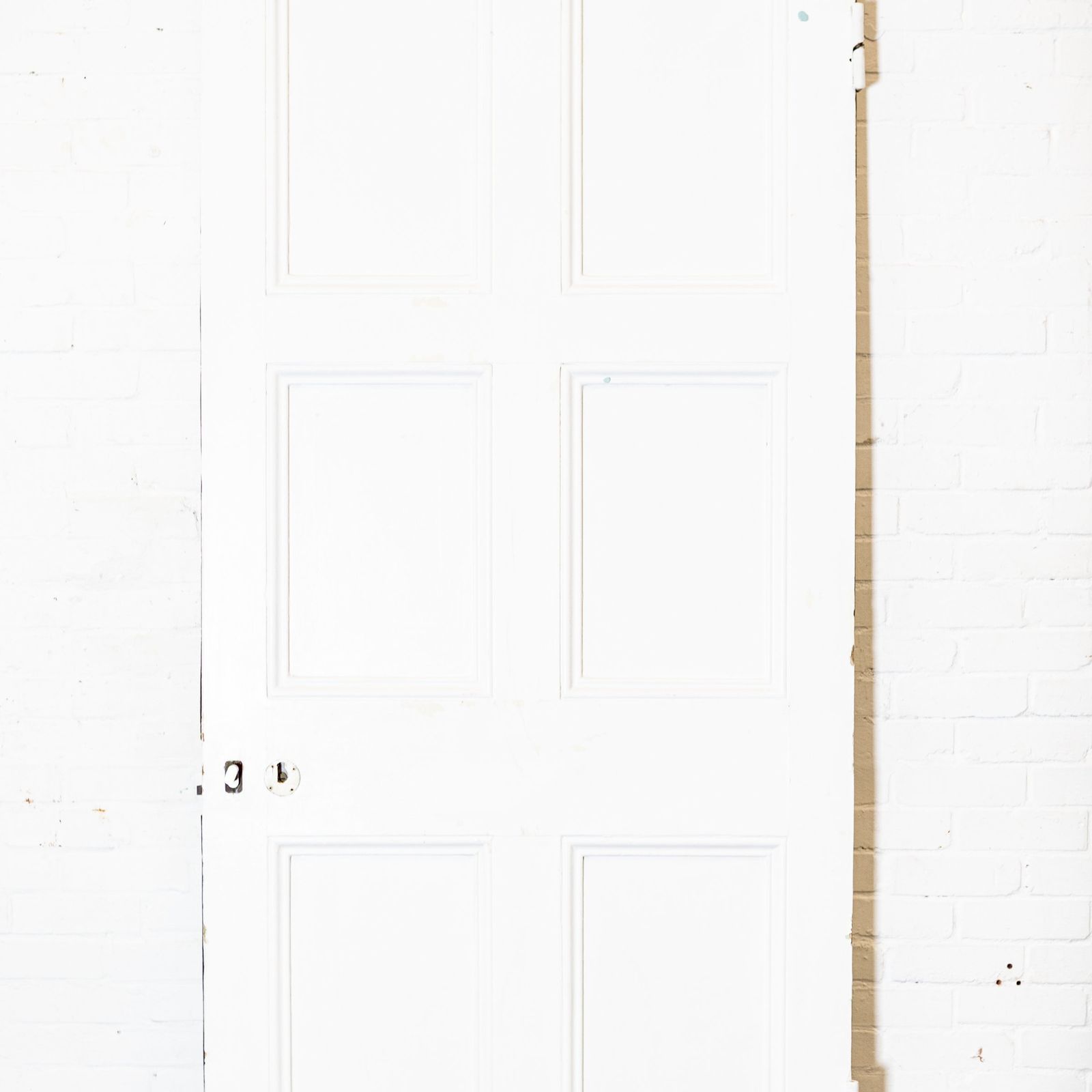 Large Georgian Style Solid Pine Panelled Door   225.5cm X 104.5cm photo Home Fixtures