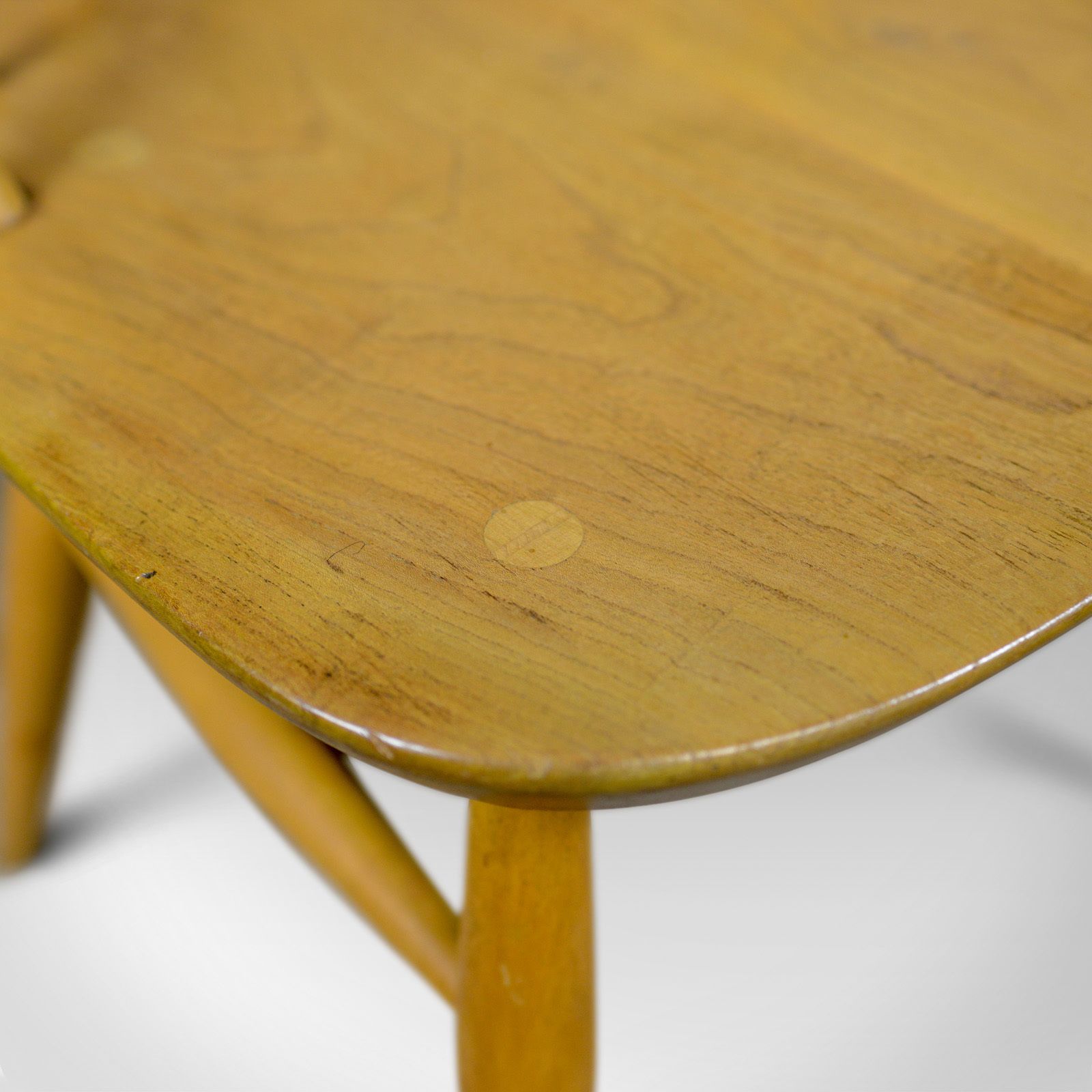 photo furniture Set Of Four Mid Century Modern Dining Chairs, English, Beech, Danish Taste C1960