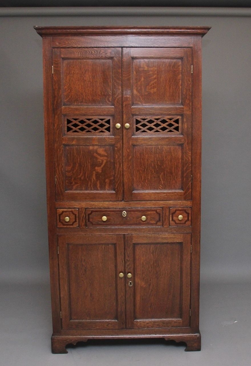 Early 19th Century Oak Food Cupboard