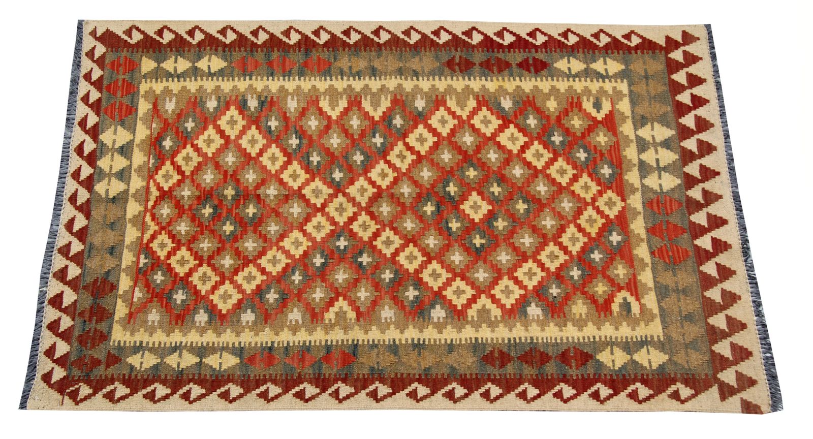 Traditional Afghan Kilims Area Rug Handmade Carpet Flatwoven Area Rug  102x165cm photo furniture