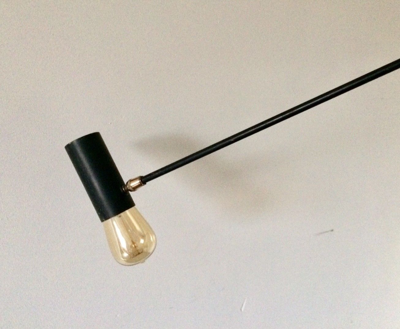 Mid Century Modern Bureaulamp / Tafellamp, Frans Design Ca. Jaren 1950, Door René Caillette photo for sale