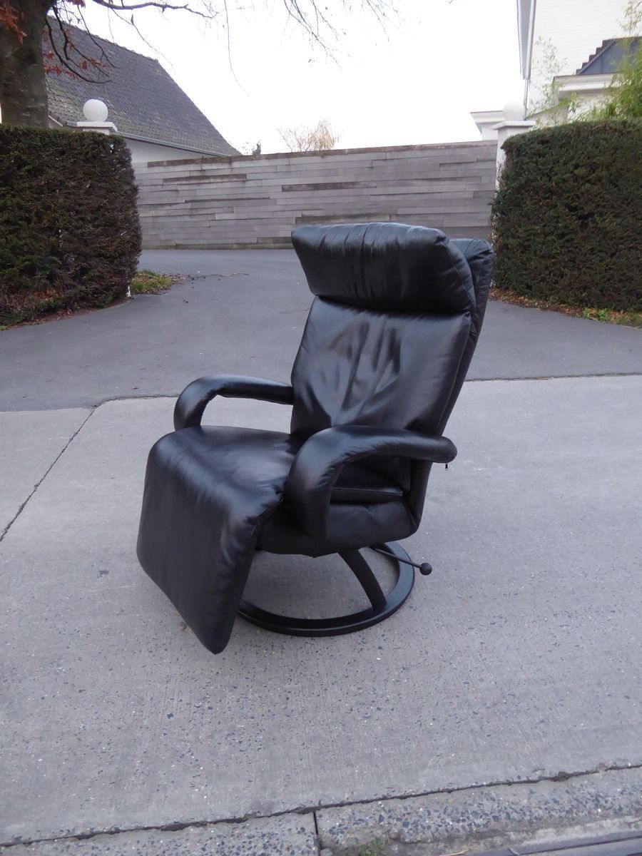 Black Leather Gaga Lounge Chair By Percival Lafer For Percival Lafer, 1998 photo Furniture