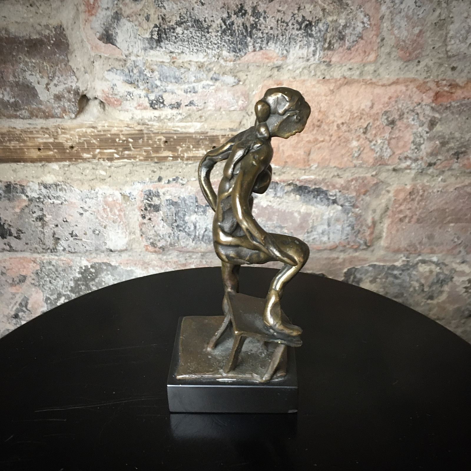 Abbott Pattison. Bronze Semi Abstract Table Sculpture. photo vinterior