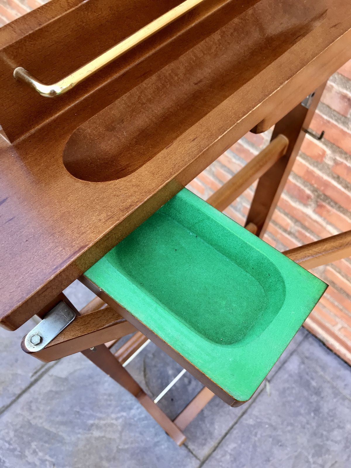Mid Century Modern Italian Wood Valet Stand Dressboy, 1960s photo 1458.0