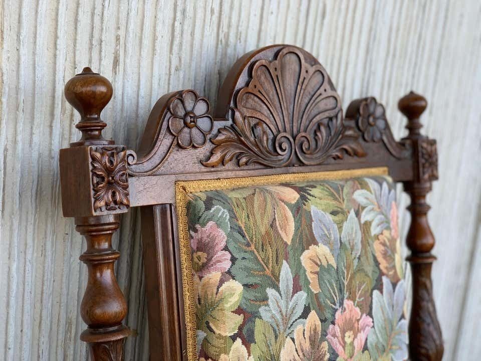 Louis Xvi Style French Pair Of Carved Walnut Armchairs, 1900s photo buy