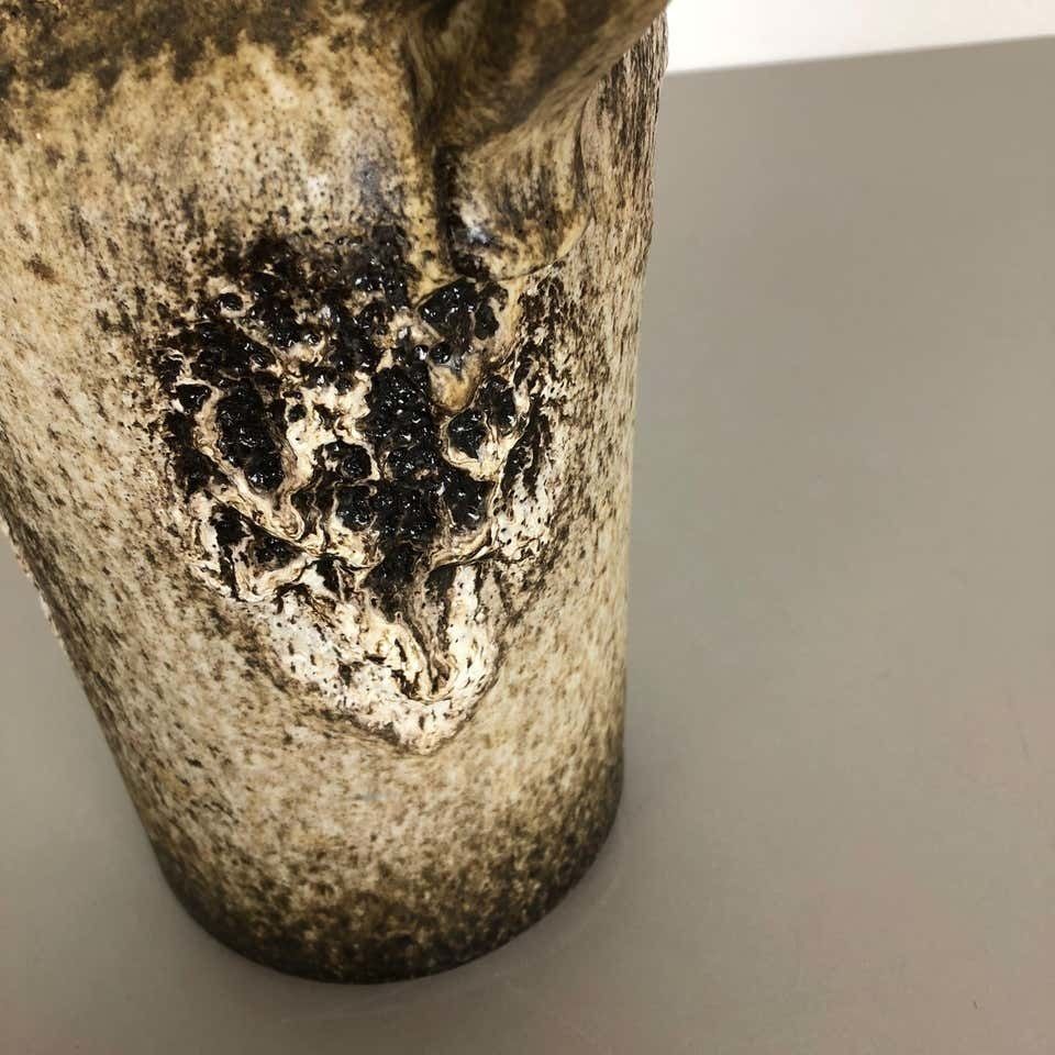 Home Decor Large Multi Color Vase Fat Lava "407 35" Vase By Scheurich, Germany, 1970s photo