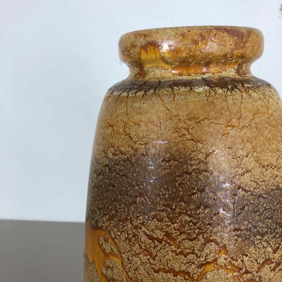 photo for sale Large Pottery Fat Lava Multi Color 284 47 Floor Vase Made By Scheurich, 1970s
