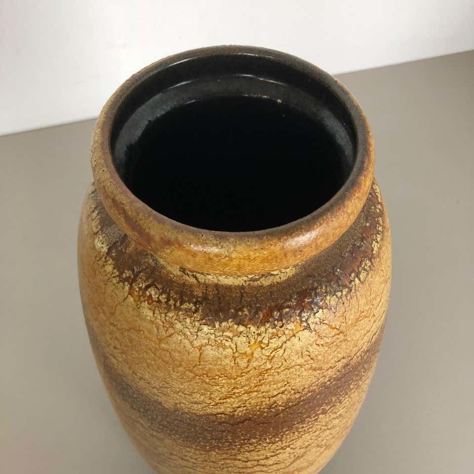 534.0 Large Pottery Fat Lava Multi Color 284 47 Floor Vase Made By Scheurich, 1970s photo