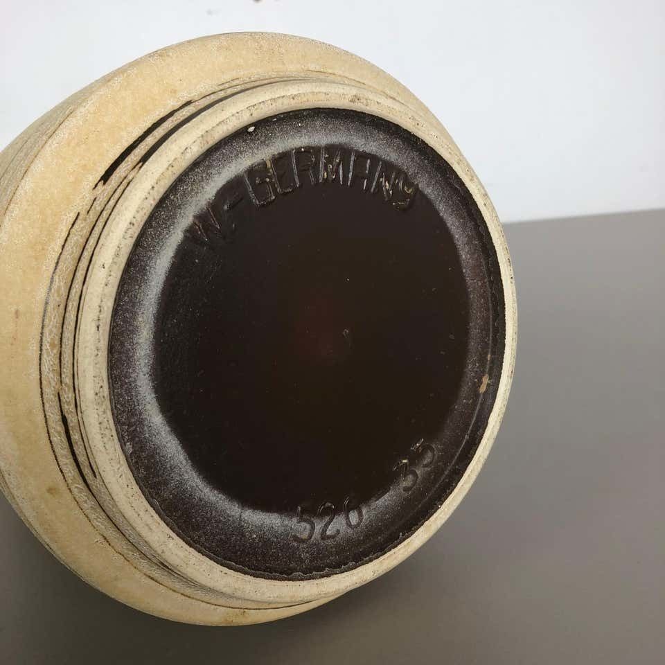 photo buy Large Op Art Abstract Pottery Floor Vase Made By Bay Ceramics, Germany, 1960s