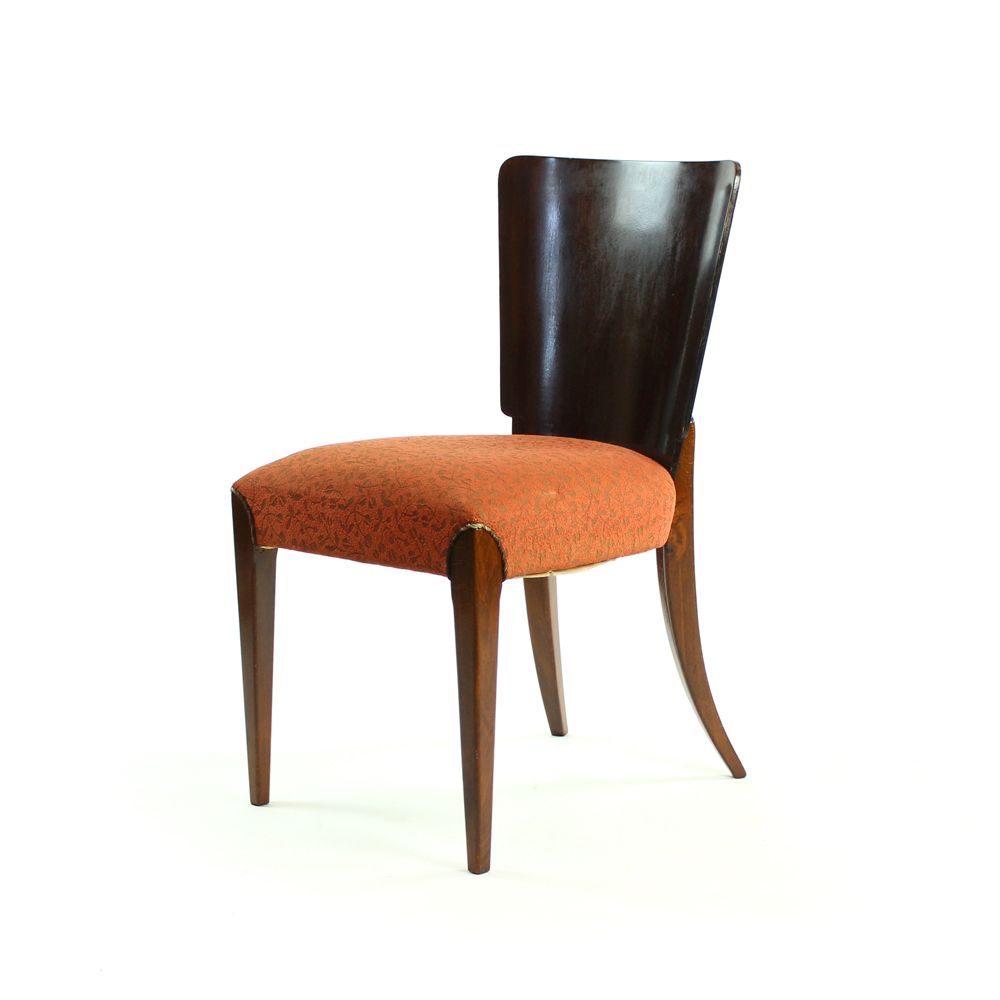 Set Of 4 Dining Chairs H 214 By Jindrich Halabala, Set Of Four, Czechoslovakia, 1930s photo 2036.0