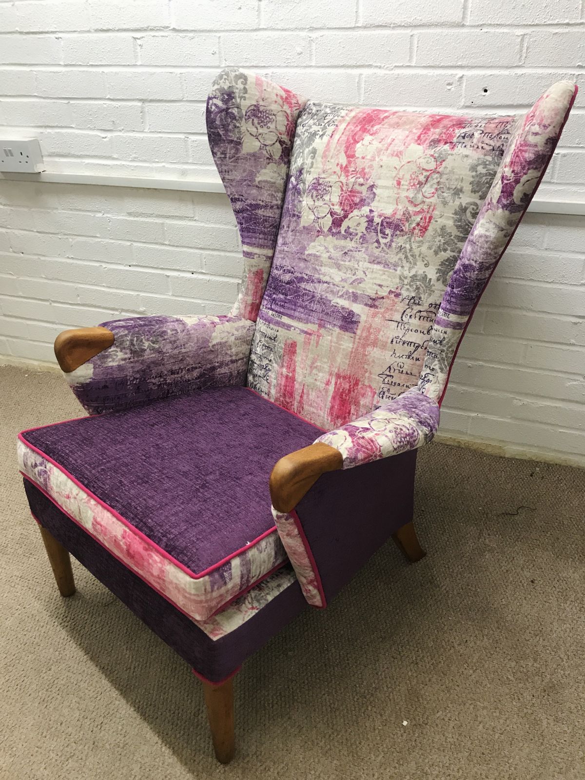 Parker Knoll Papa Bear Chair  Model 757 Fully Refurbished And  Newly Upholstered In Luxury Velvet photo Furniture