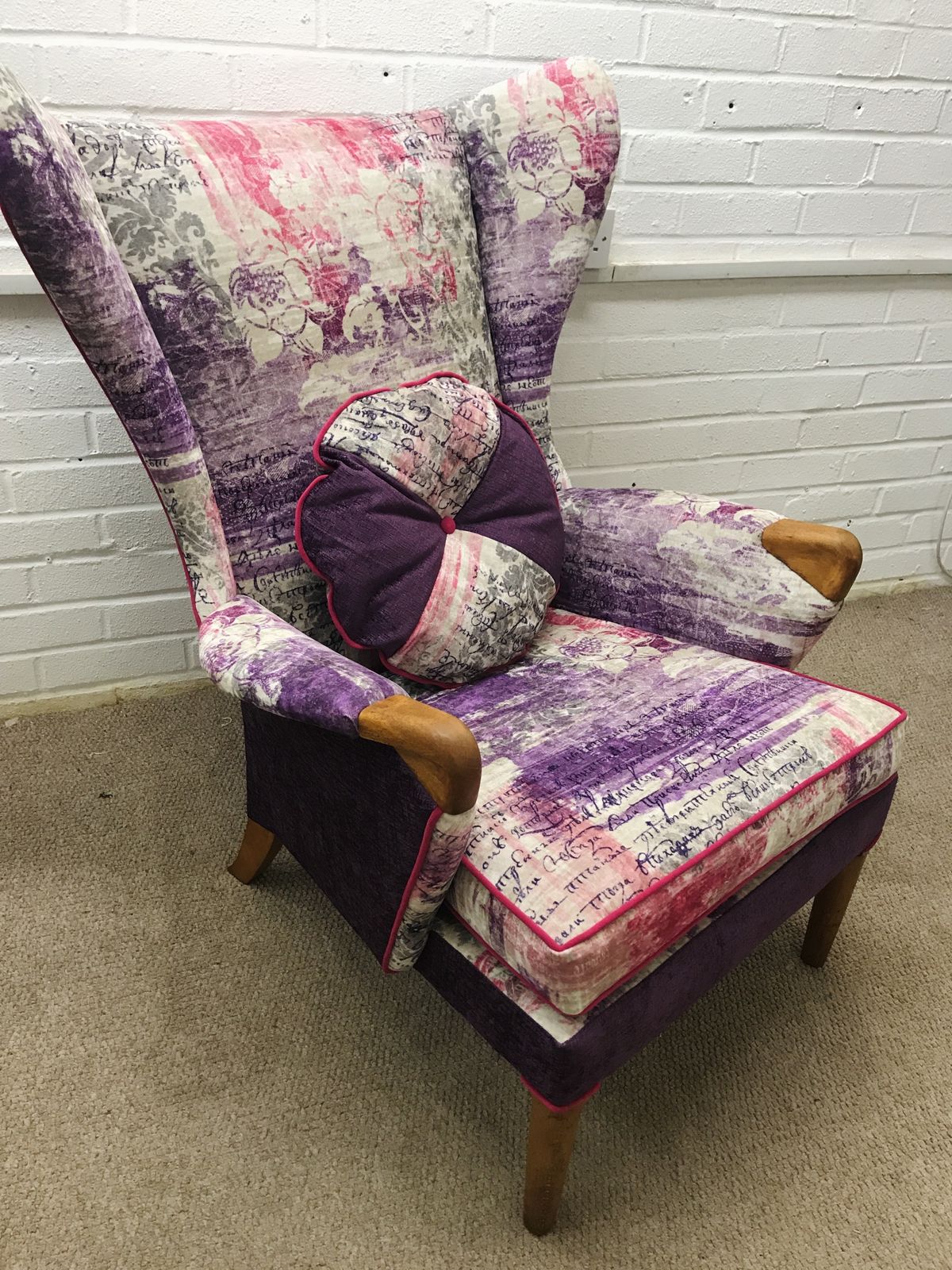 Parker Knoll Papa Bear Chair  Model 757 Fully Refurbished And  Newly Upholstered In Luxury Velvet photo buy
