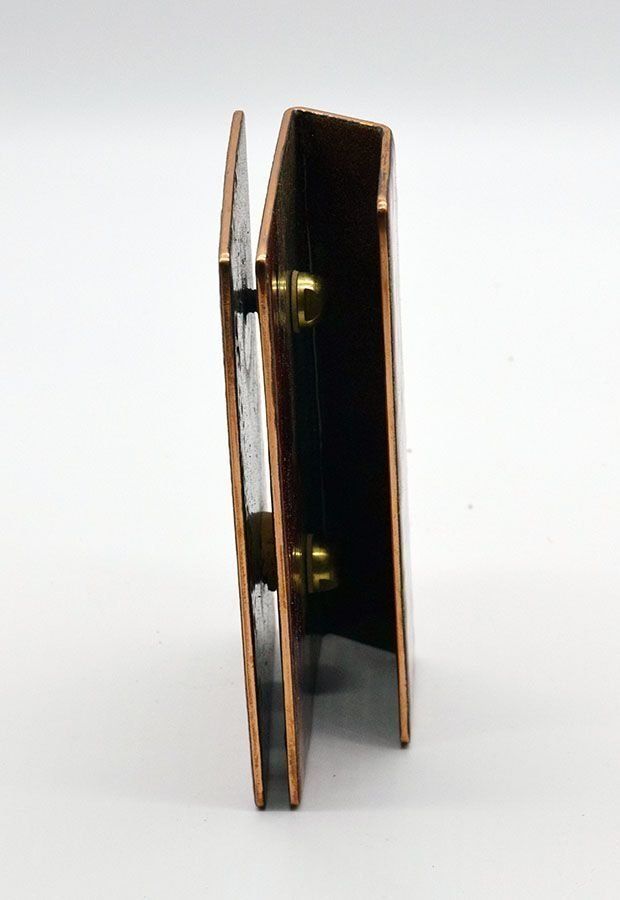 Door Handle In Enameled Copper By Paolo De Poli, 1950s photo Home Fixtures