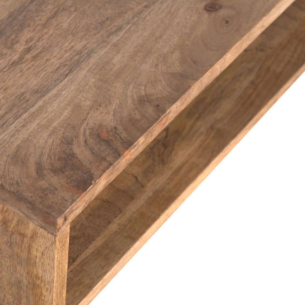 Solid Wood Nordic 1 Drawer Writing Desk With Open Slot photo furniture
