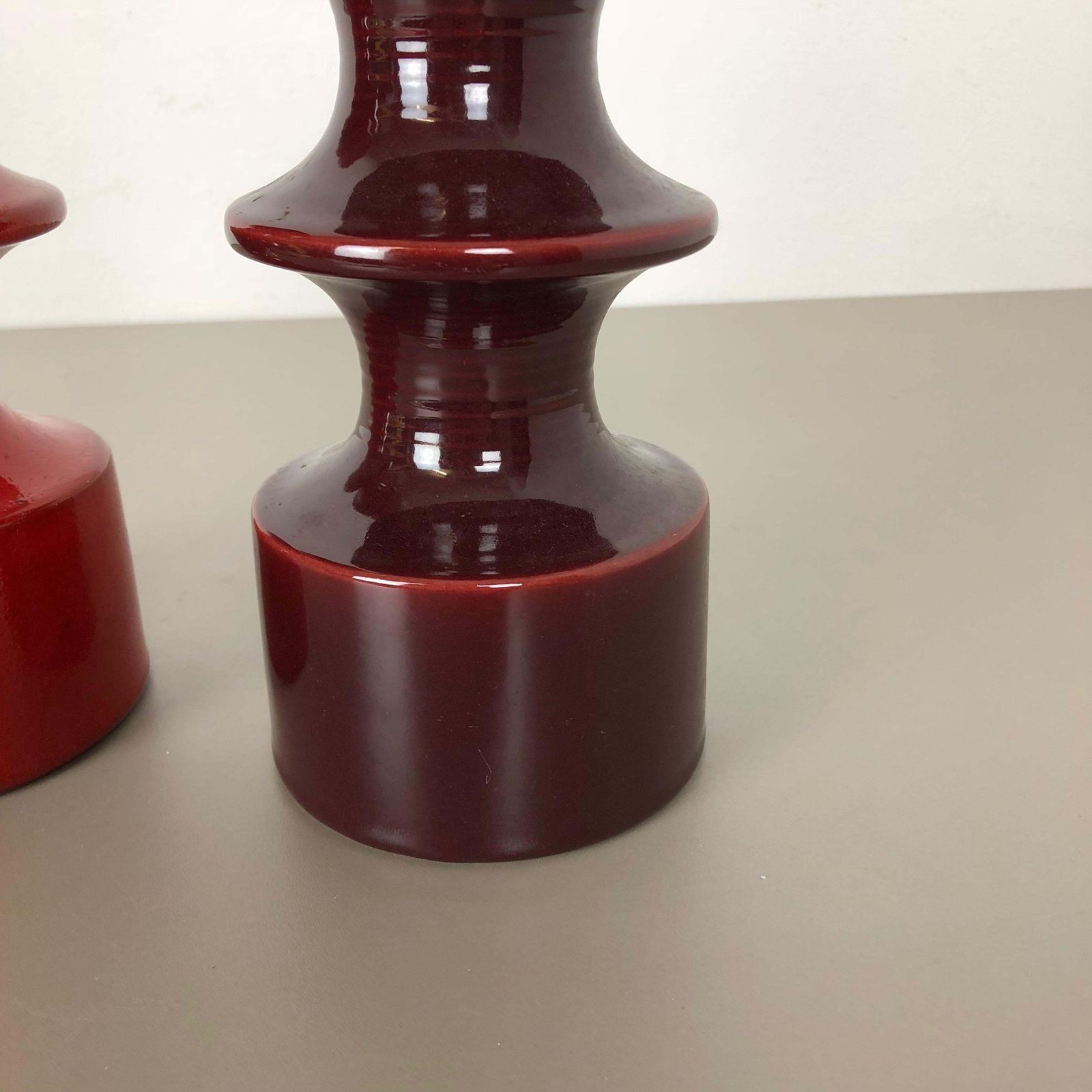 Set Of Two Pottery Candleholder By Cari Zalloni For Steuler, Germany, 1970s photo vinterior