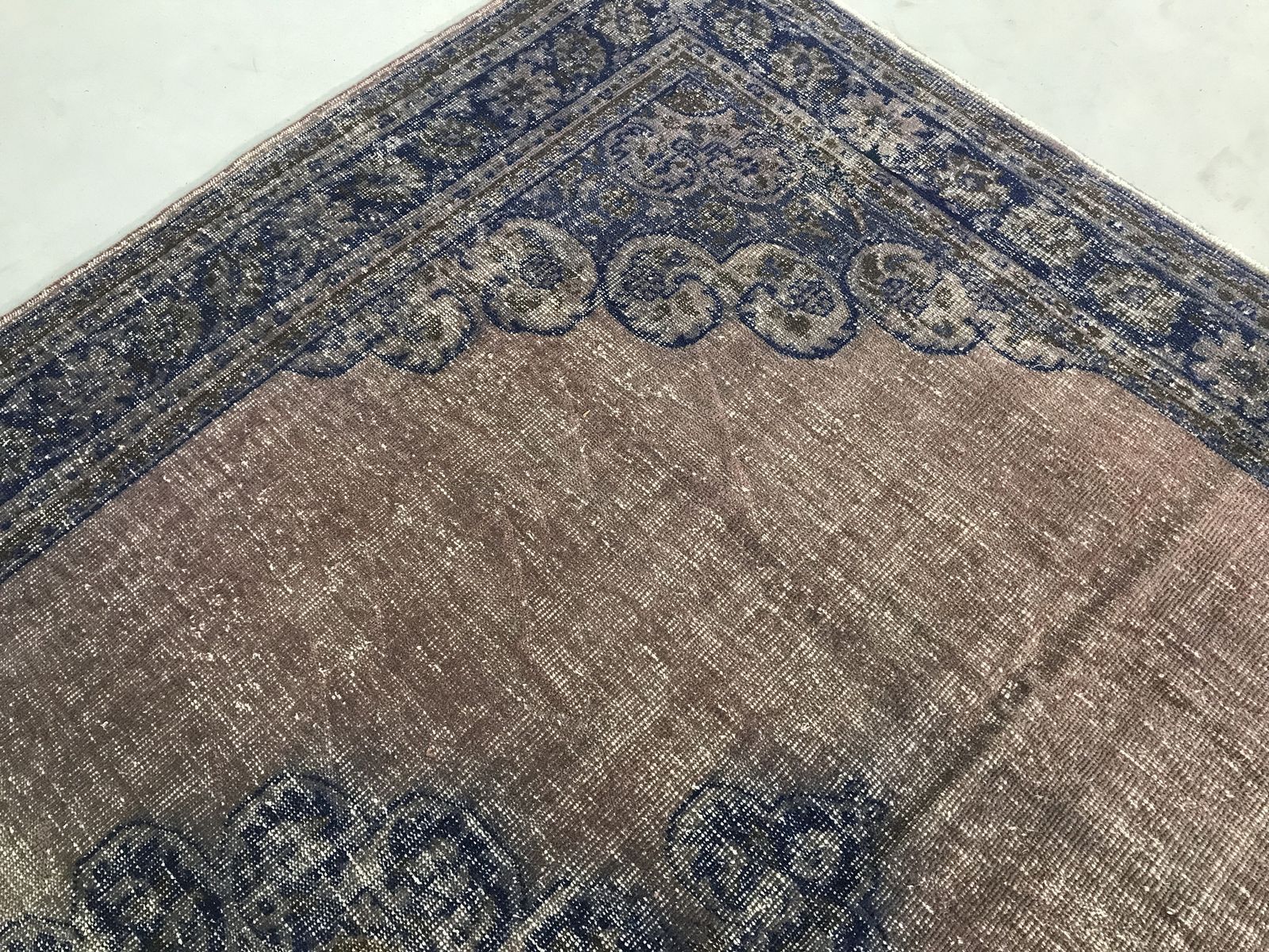 Navy Blue,Turkish Rug Anatolian Rug,Turkish Handmade Rug,Handwoven Rug,Natural Rug,Oushak Rug,Bohemian Rug,Antique Wool Rug photo Textiles