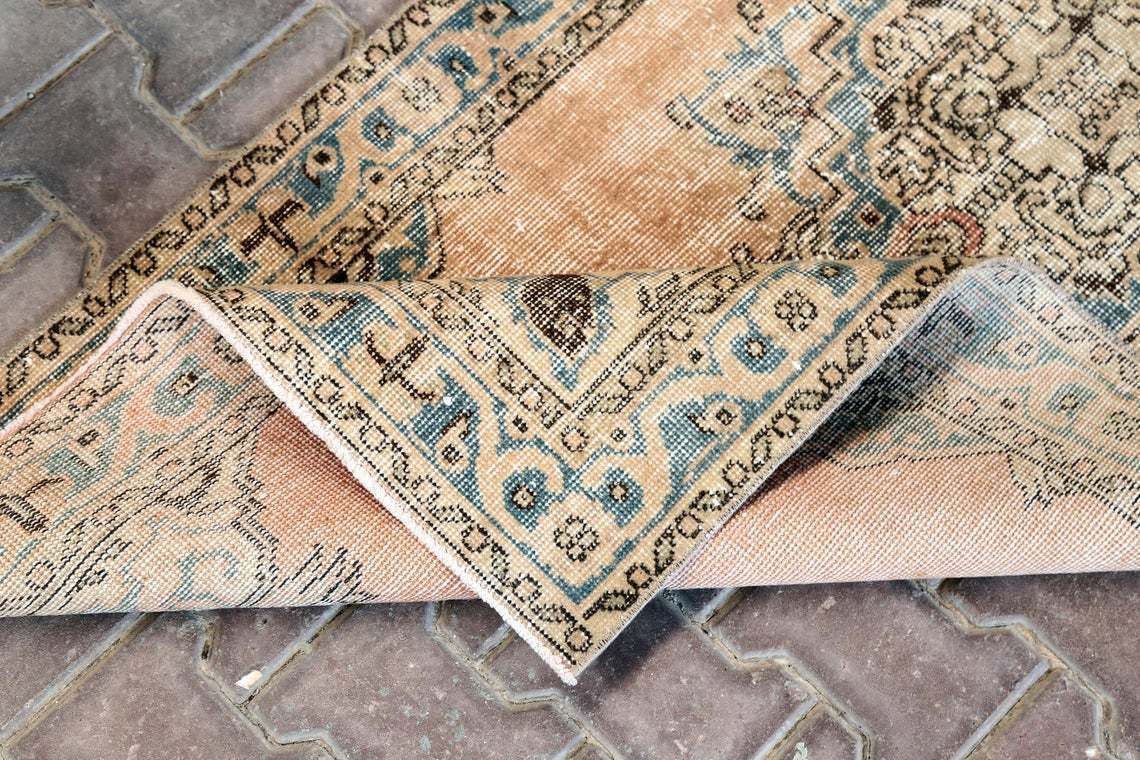 photo for sale Turkish Runner Rug, Handwoven Rug,Small Size Runner Rug, Anatolian Rug, Design Floor Rugs, Bohemian Rug, Oushak Rug, Old Rug, Fadet Rug