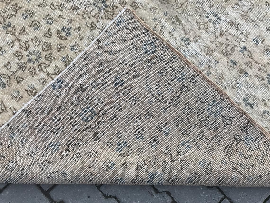 Anatolian Rug,7’3”X10’8”Rug,Turkish Rug,Oushak Rug,Vintage Rug,Design Rug,Floor Rug,Wool Rug,Handwoven Rug,Handmade Rug,Turkish Runner Rug photo vintage