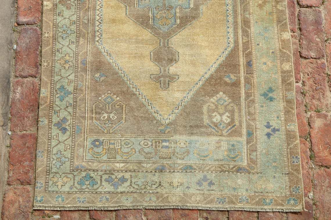 Handmade Rug, Bohemian Rug, Vintage Rug, Oriental Rug, Decorative Rug, Anatolian Rug, Area Rug, Turkish Rug, Oushak Rug, 3 X 5.9 Ft photo for sale