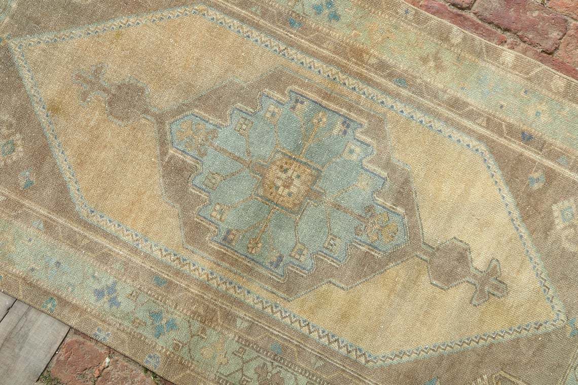 Handmade Rug, Bohemian Rug, Vintage Rug, Oriental Rug, Decorative Rug, Anatolian Rug, Area Rug, Turkish Rug, Oushak Rug, 3 X 5.9 Ft photo 331.0