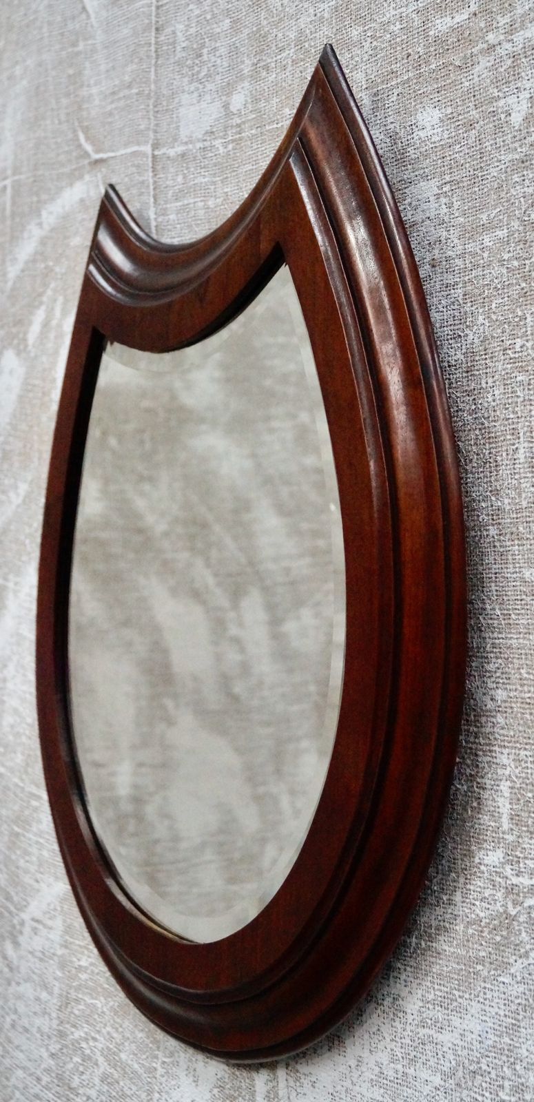 photo furniture Victorian Mahogany Horseshoe Mirror