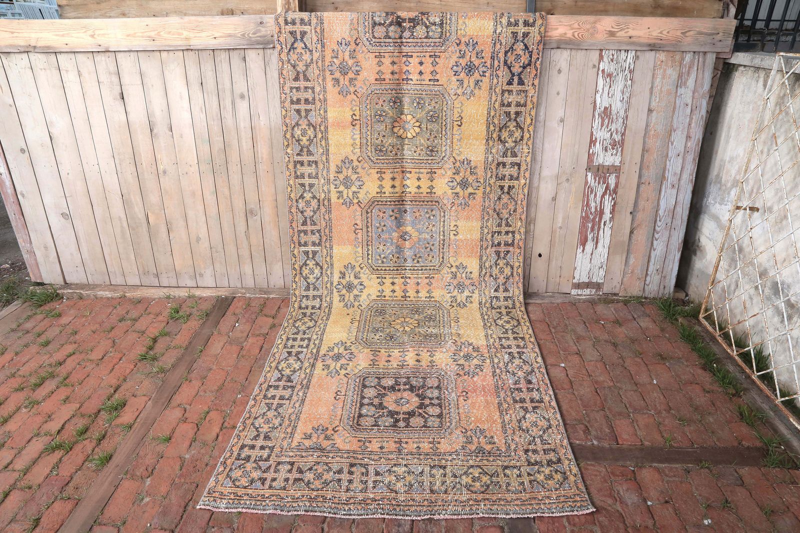 Hallway Rug, Anatolian Runner Rug, Vintage Runner Rug, Oushak Runner Rug, Turkish Runner Rug, Antique Runner Rug, Runner Rug