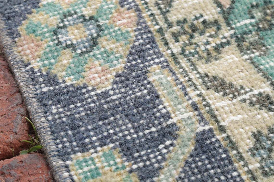 Oushak Runner Rug, Hallway Rug, Rare Runner Rug, Handmade Runner Rug, Vintage Runner Rug, Anatolian Runner Rug, Bohemian Rug, 4.2 X 11.8 Ft photo buy