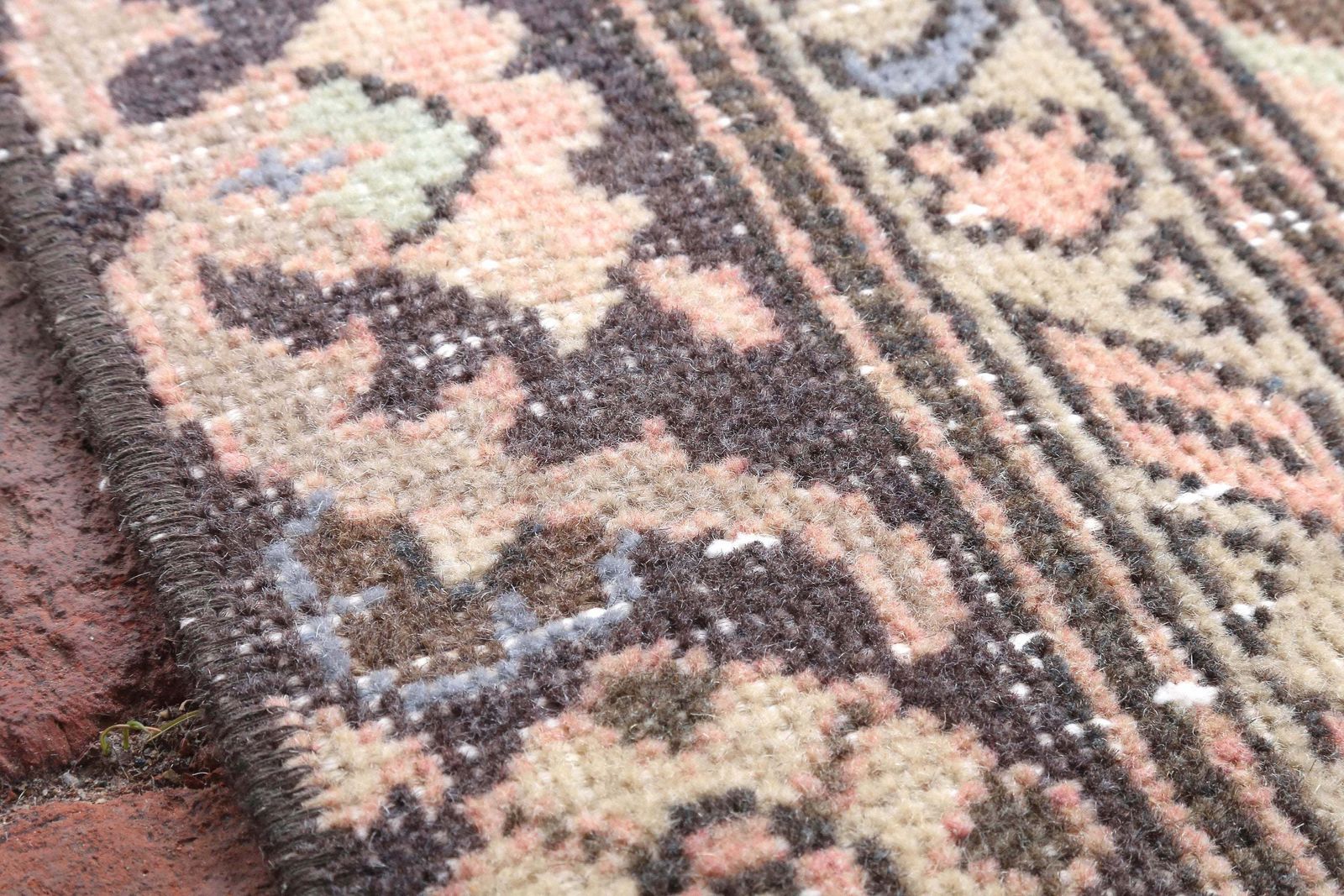 Turkish Runner Rug, Hallway Rug, Vintage Runner Rug, Bohemian Runner Rug, Oushak Runner Rug, Antique Runner Rug Runner Rug photo buy