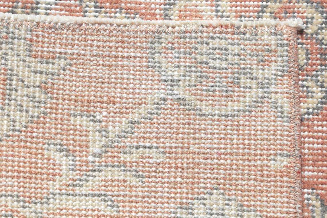 Narrow Runner Rug, Turkish Runner Rug, Vintage Runner Rug, Oushak Runner Rug, Handmade Runner Rug, Bohemian Runner Rug photo vintage