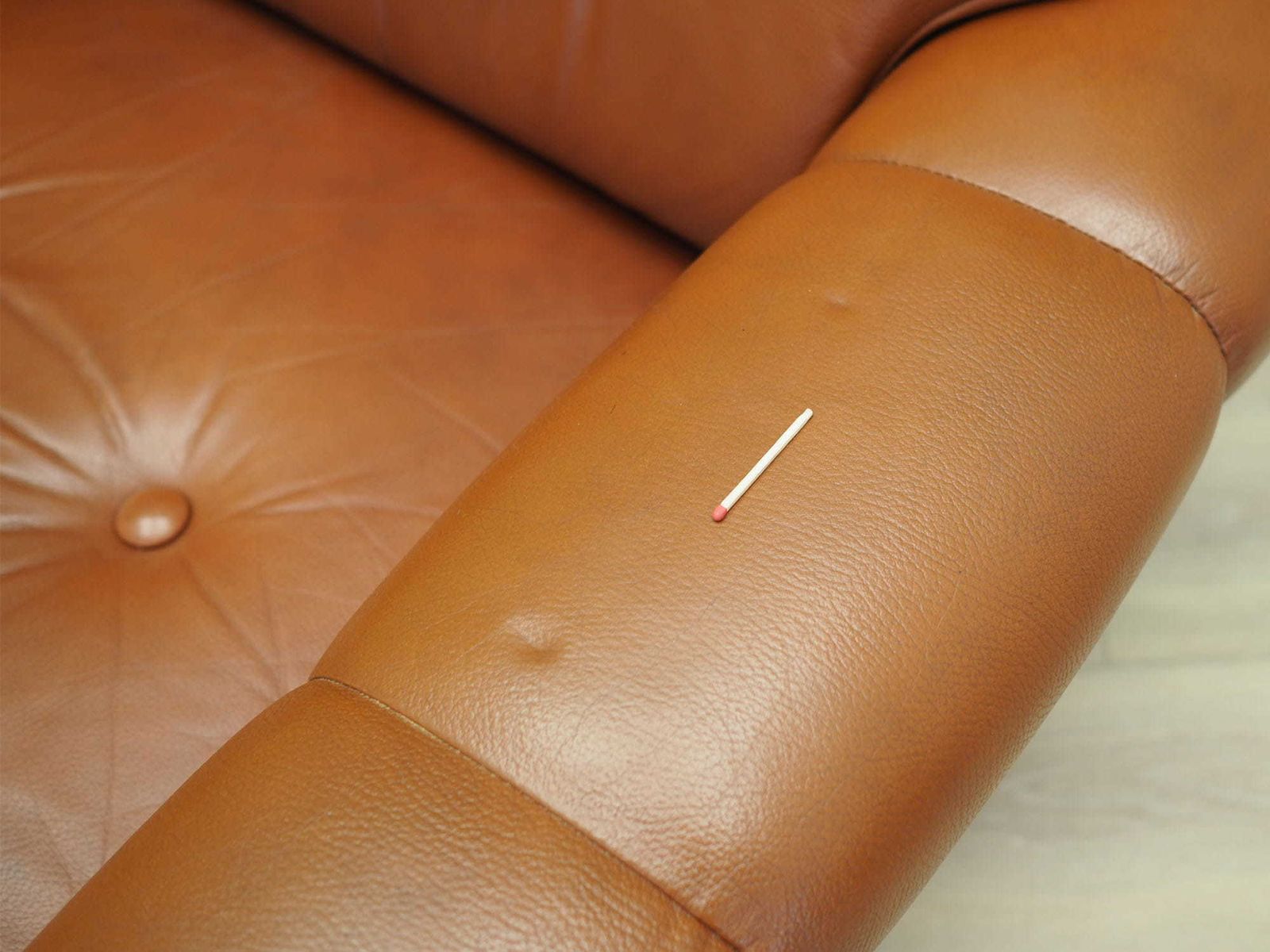 Leather Armchair, Danish Design, 60s, Production: Denmark photo vinterior