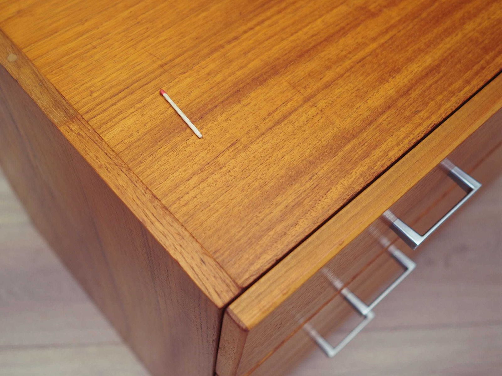 Teakhouten Ladekast, Jaren 1990, Deens Design, Productie: Denemarken photo vintage