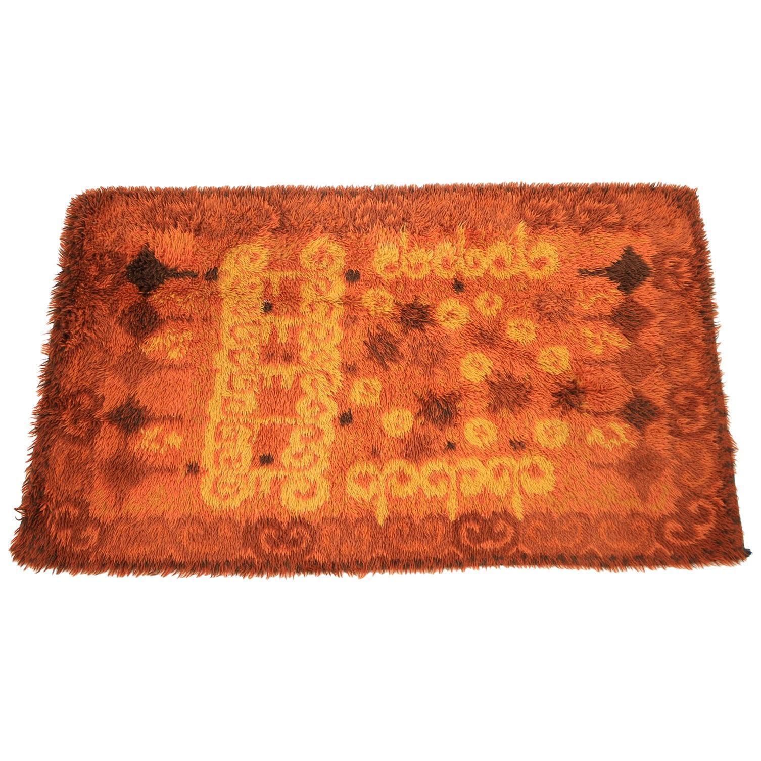 1970s Egerya Danish Midcentury Wool Rug