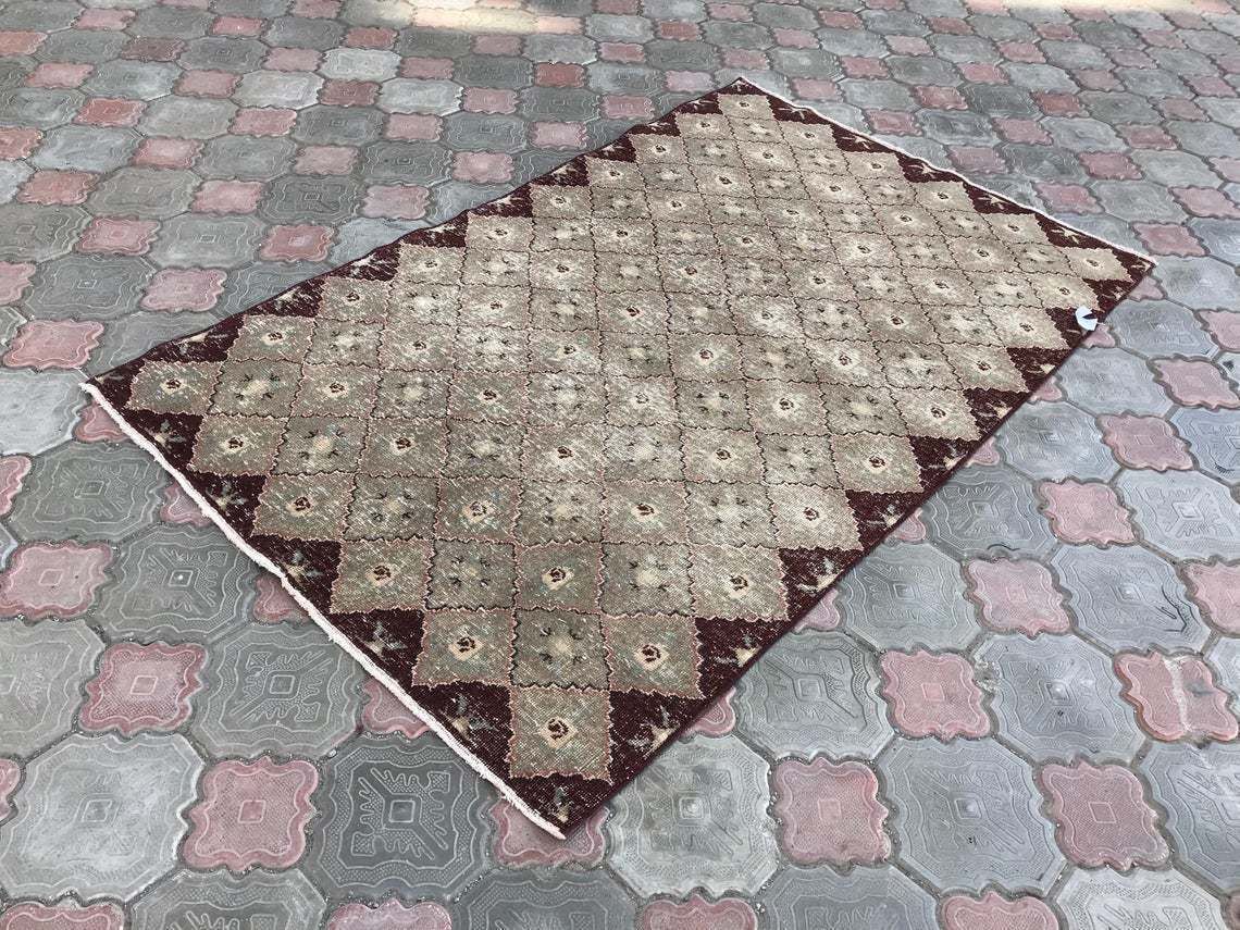 Antigue Rug,Turkish Rug,Bohemian Rug,Vintage Rug,Oushak Rug,Area Rug,Wool Rug,Carpet Rug,Original Rug,Decorative Rug,Handmade Rug, photo vinterior