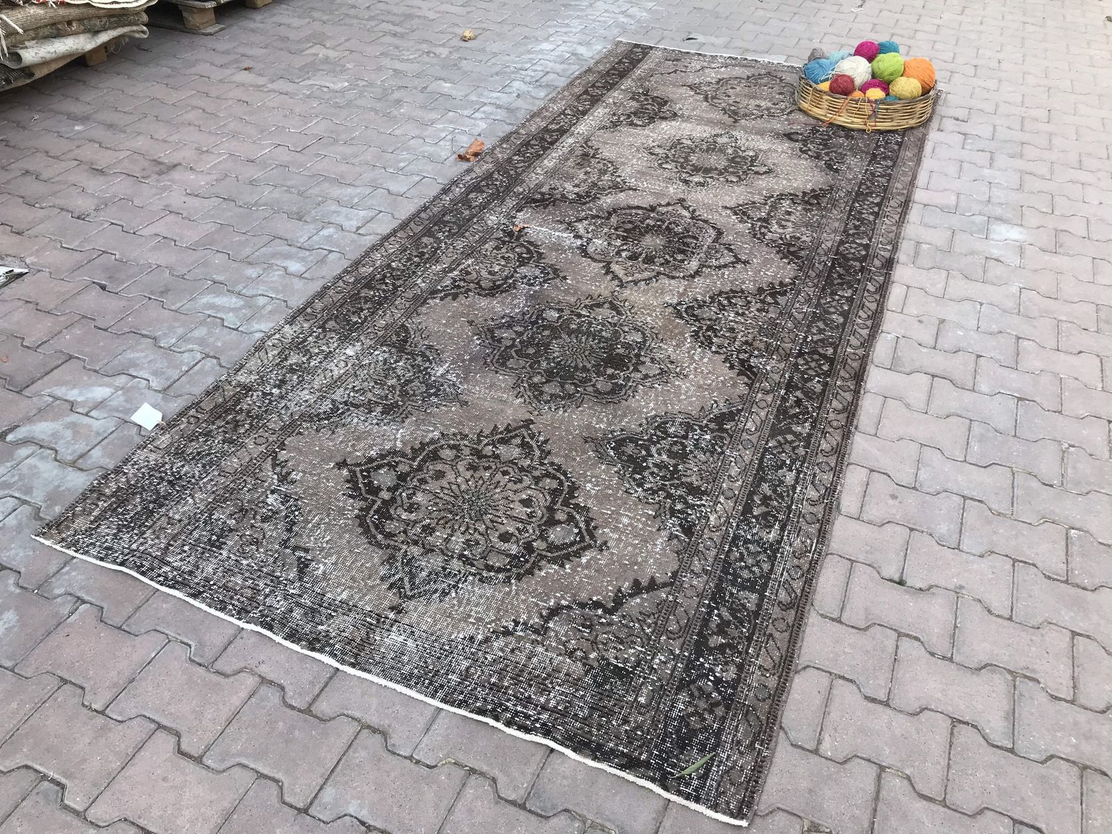 Turkish Rug,Wide Runner,Black Runner Rug,Anatolian Runner Rug,Decorative Rug,Oushak Rug,Bohemian Rug,Wool Rug,Area Rug,Runner Rug,Rugs photo buy