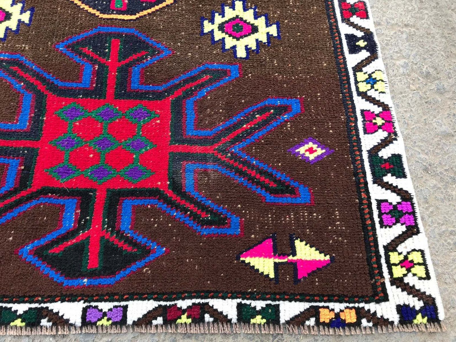 Turkish Runner Rug,Bohemian Runner,Oushak Runner Area Carpet,Wool Carpet photo buy