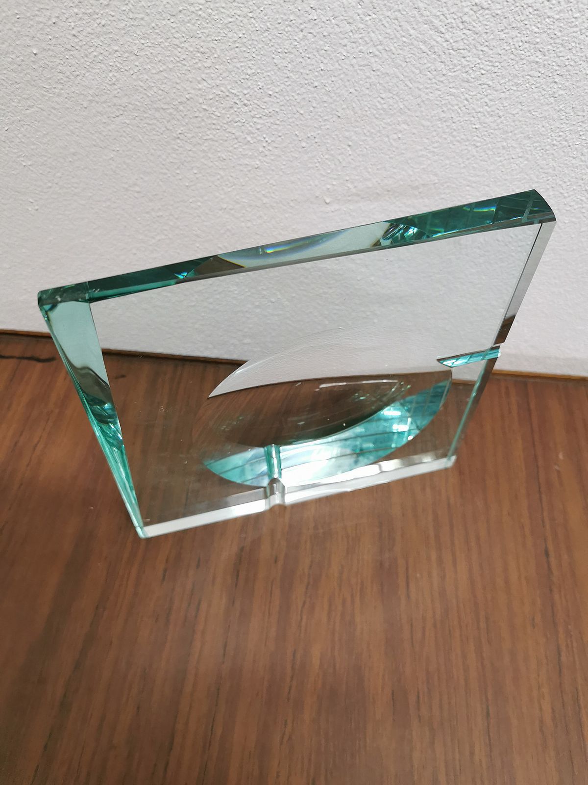 photo furniture Glass Ashtray By Fontana Arte, 1960s