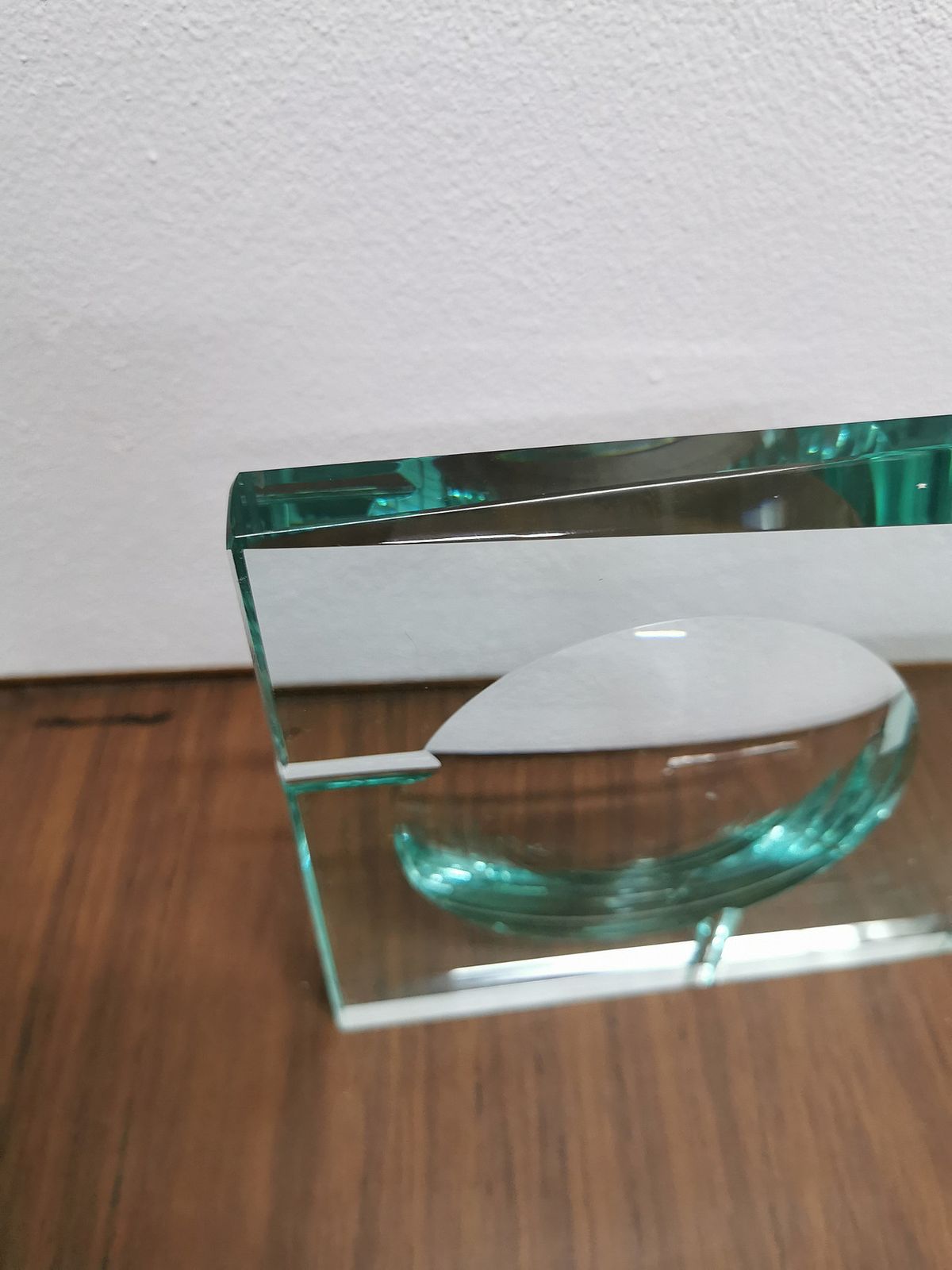 Home Decor Glass Ashtray By Fontana Arte, 1960s photo