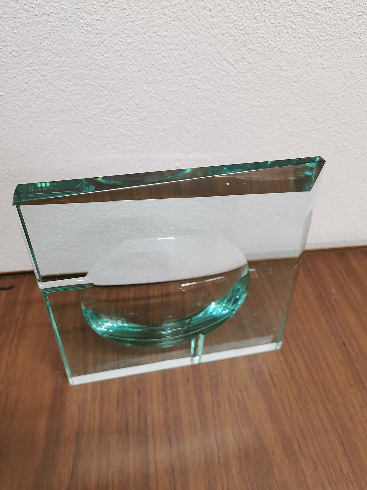 309.0 Glass Ashtray By Fontana Arte, 1960s photo