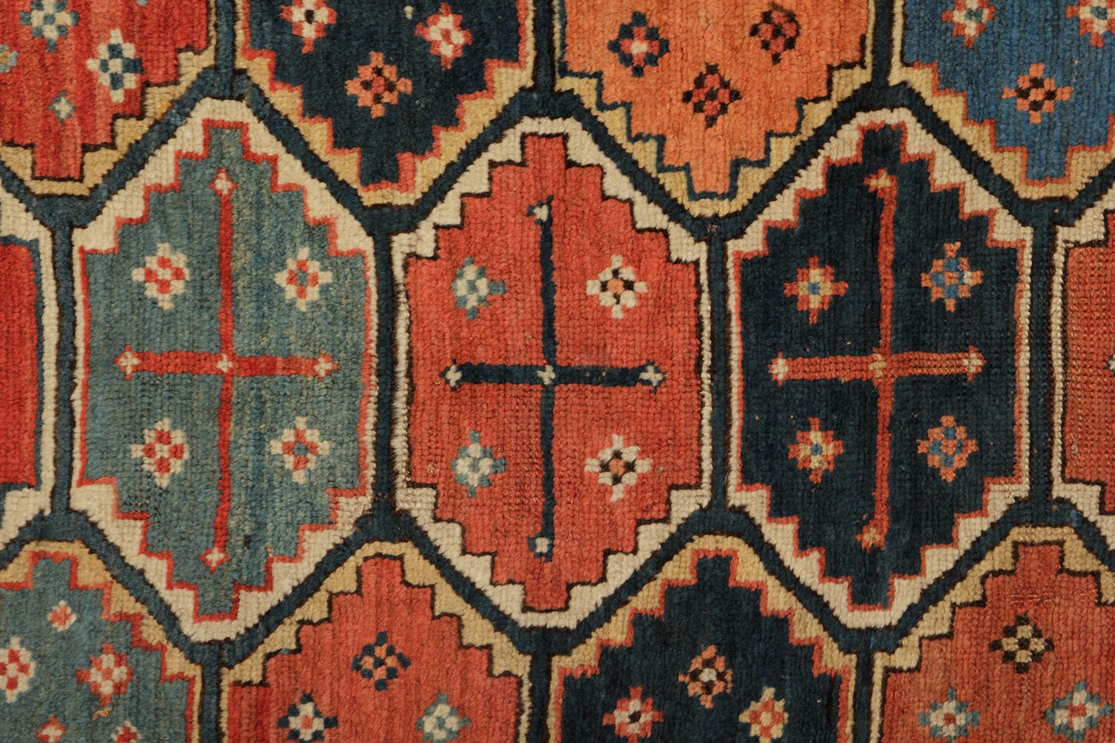 Antique Hand Made Caucasian Shirvan Runner Rug 119x343cm photo furniture
