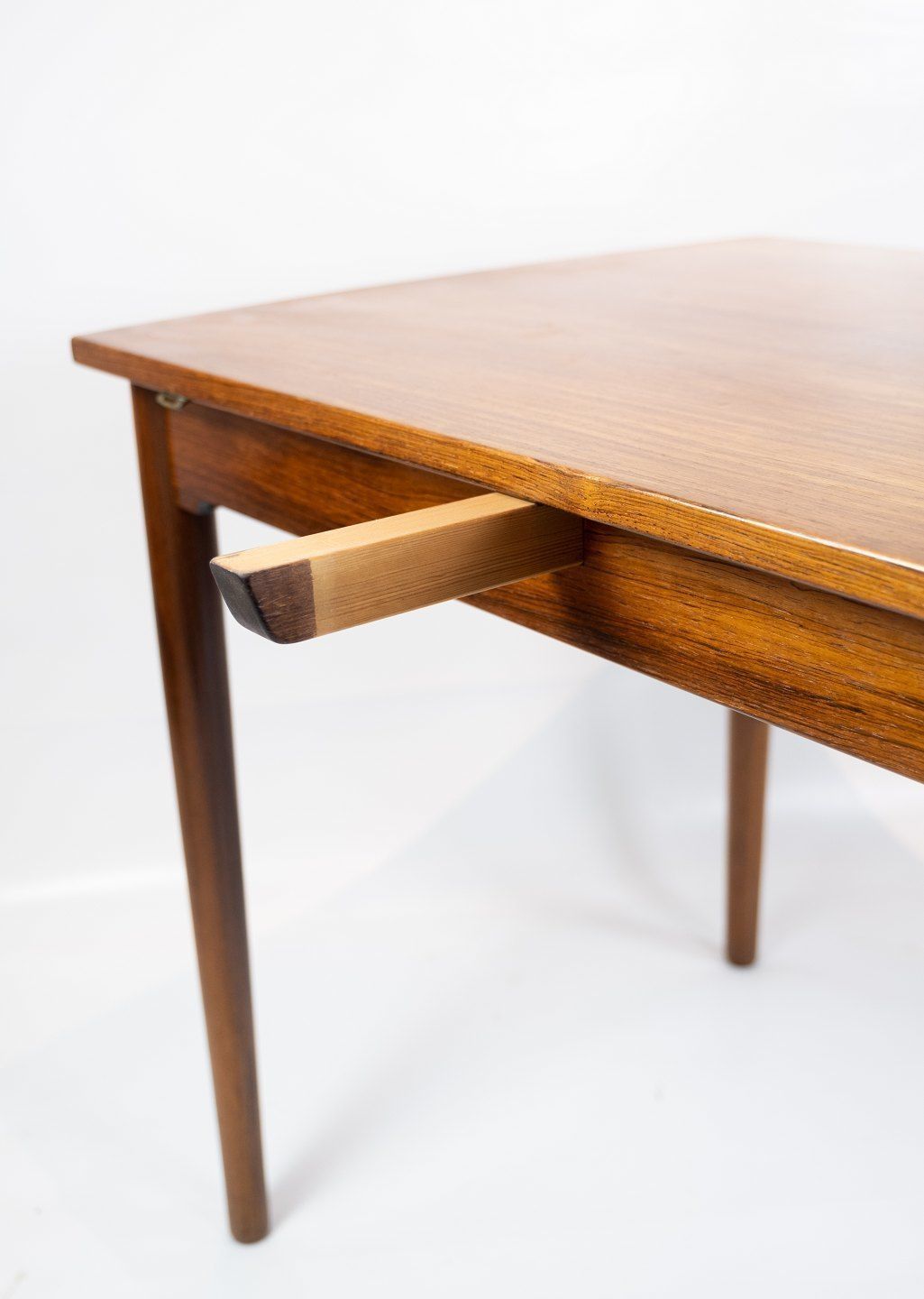 Small Dining Table In Rosewood With Extracts Of Danish Design From The 1960s. photo vintage