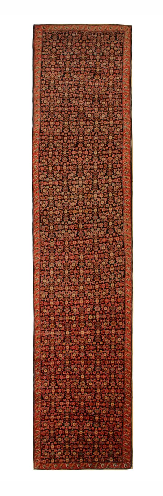 Antique Hand Made Oriental Carpet  Caucasian Shirvan Runner Rugs 115x545cm