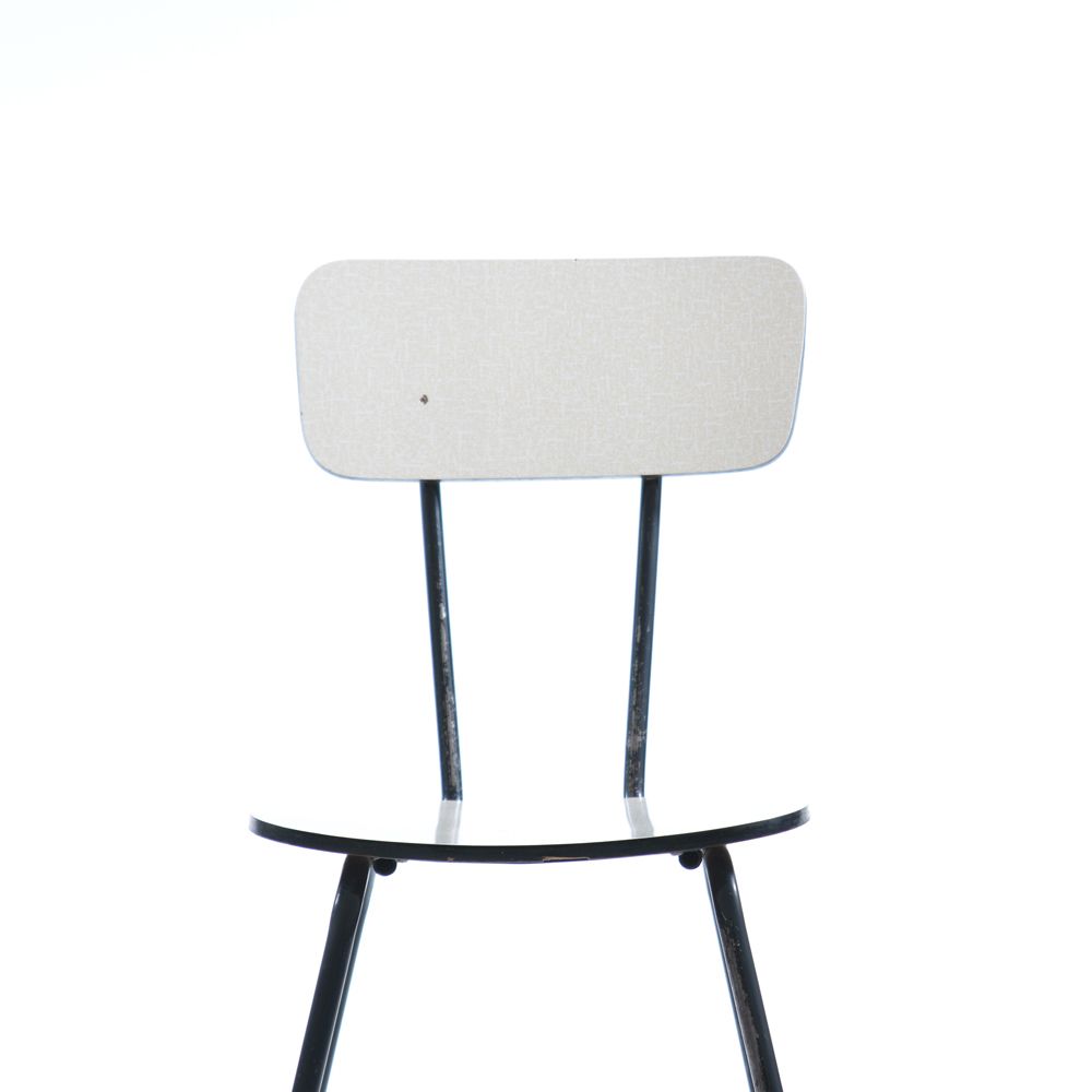 Midcentury Chair In Metal & Formica, Kovona Czechoslovakia 1960s photo Furniture