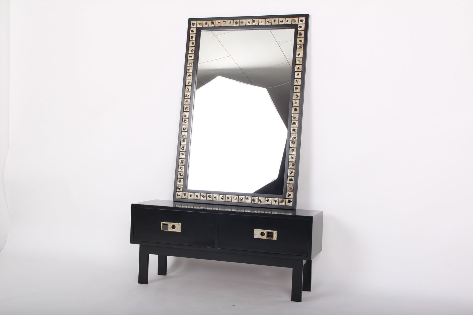 Poul Nørreklit. Furniture In  Black Pine.